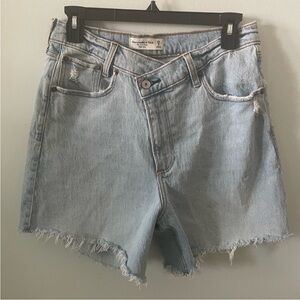 Abercrombie & Fitch Light Wash Jean Shorts